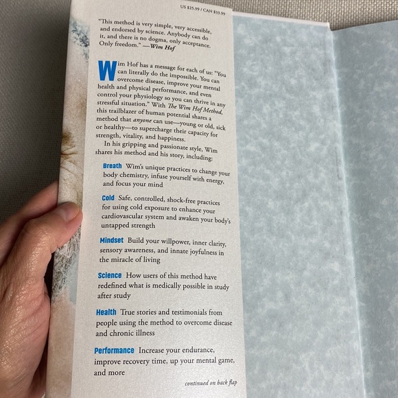The Wim Hof Method Activate Your Human Potential Hardcover Book by Wim Hoff - Picture 5 of 9